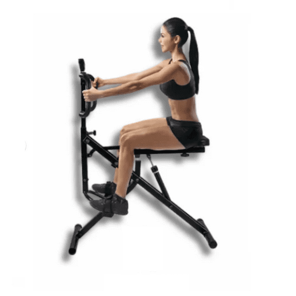 X Factor Total Crunch Ab Trainer Squat Machine Rider Machine for Legs and Glutes Shaping Squat Assist Trainer Fitness Hyperextension Home Gym Exercise Machine Waist Core Toner for Abdominal Workout