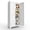 White-61", variant on Ochapa 61" Metal Storage Cabinet with 2 Doors & Adjustable Shelves, White for Bedroom, Living Room, Kitchen