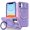 Purple, variant on for iPhone 11 Case with Camera Sliding Cover, [Compatible with MagSafe] with Magnetic Ring Kickstand, Military Grade Heavy Duty Protection Phone Case for iPhone 11, Black