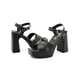 thumbnail image 2 of Sandalia con tacon Unica 2615 para Dama con Ajuste Hebilla Casual negro 25.5, 2 of 5