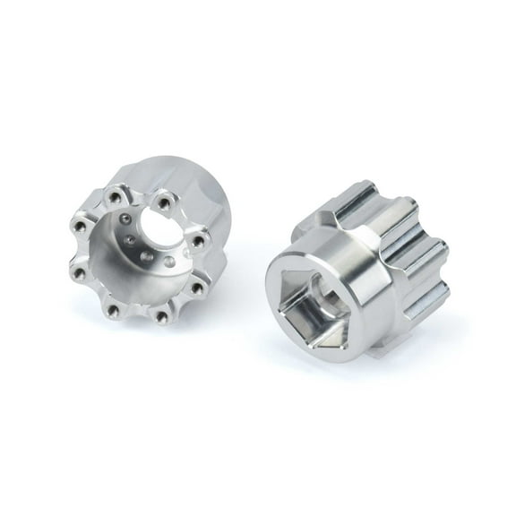 PRO635700 8x32 to 20mm Aluminum Hex Adapters for Pro-Line 8x32 3.8" Wheels