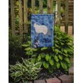 thumbnail image 2 of Caroline Treasures Ck4974gf Selkirk Rex #2 Cat Welcome Flag Garden Size Afortunado Sencillez, 2 of 3
