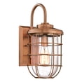 thumbnail image 6 of Westinghouse Ferry One-Light Outdoor Wall Fixture, Washed Copper Finish with Clear Seeded Glass, 6 of 6