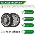 thumbnail image 6 of 2Pack Lawn mower Rear Wheels Gear Assembly Replacement for Toro 107-3709 8 inch wheels, 6 of 7