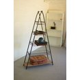 thumbnail image 2 of Kalalou A Frame Tower With Wire Baskets And Wooden Shelf CHW1005, 2 of 2