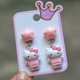 thumbnail image 1 of Pendientes para niños, clip para orejas de bebé Sanrio, novedad de 2024, clip para orejas de niña de dibujos animados de princesa, joyería bonita para niñas, 1 of 5