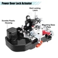 thumbnail image 5 of Unique Bargains Front Right Door Latch Lock Actuator Replacement Fit for Dodge Dakota Crew Cab 2000-2003 Black, Silver Tone, 5 of 7