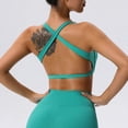 thumbnail image 2 of Ropa interior deportiva con tirantes cruzados para mujer, Top deportivo de realce para mujer, Top corto de gimnasia para Yoga, Top deportivo, sujetadores transpirables, 2 of 5