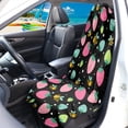 thumbnail image 3 of Chririnla 1 Pack Car Seat Towel Cover, Terry Cloth Car Seat Cover Easy Install, Compatible with Van Truck Car Interior, Waterproof Quick Dry Microfiber Cover (Strawberry Bee), 3 of 7