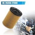 thumbnail image 3 of Unique Bargains Engine Oil Filter Replacement 26350-2T000 Oil Fuel Filter for Kia 2.5L Engine 21-22, 3 of 7