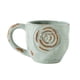 thumbnail image 5 of Taza de café de cerámica hecha a mano con estampado de hojas de bambú en relieve, 290 ml, textura rústica, apta para microondas, apilable, regalo para amantes del café., 5 of 8