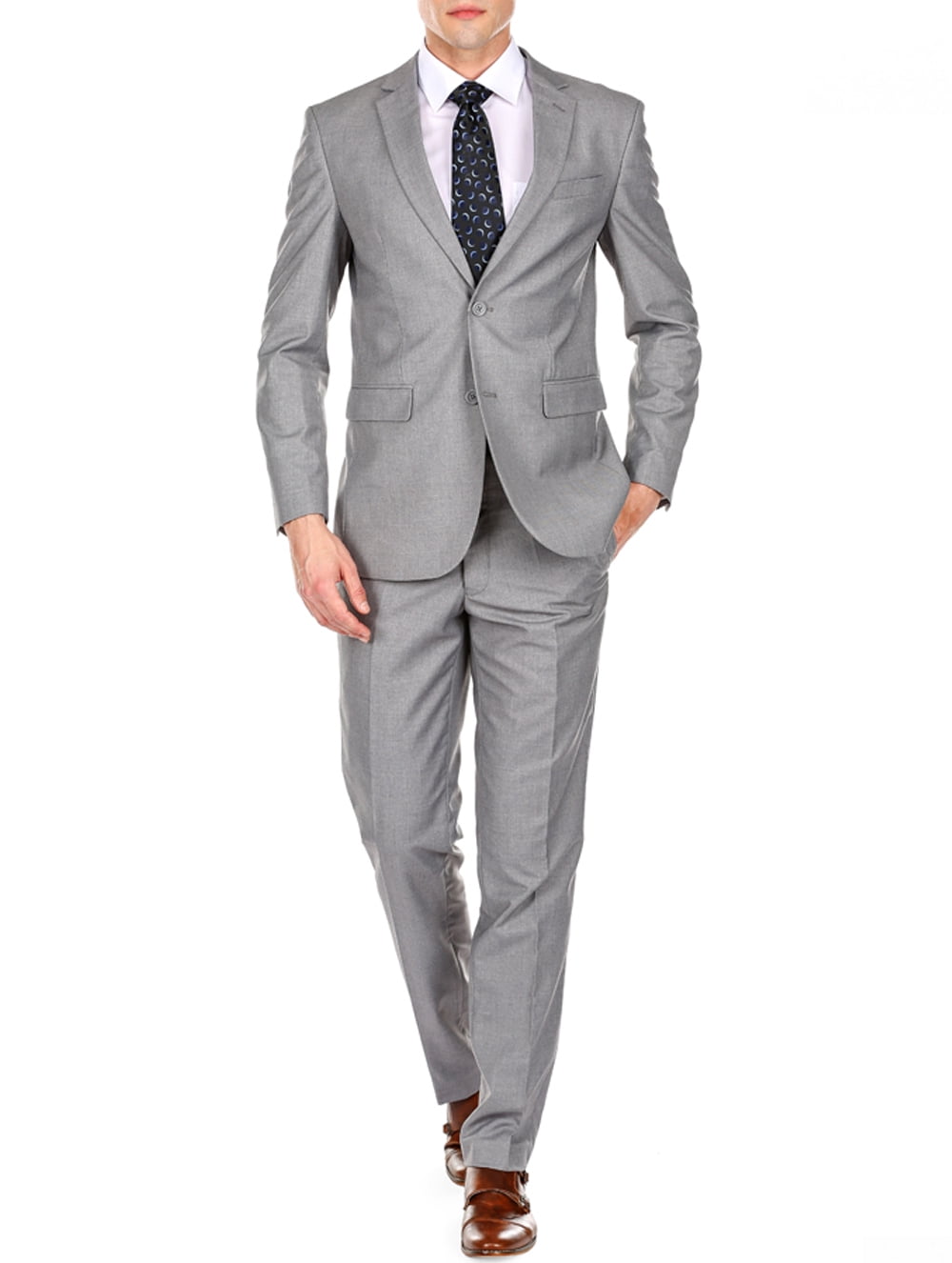 Braveman Men's Slim Fit 2-Piece Suit