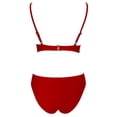 thumbnail image 2 of Traje de Baño Ocean Pacific para Mujer Bikini, Top con Varilla, Tirante Delgado Rojo Talla EG 2 Piezas, 2 of 4
