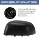thumbnail image 5 of Reemplazo de tapa de espejo lateral izquierdo del conductor ABS negro de Unique Bargains 1 Pc para Nissan Leaf 2010-2012, cubierta de guardia de espejo No. 963741HA0A, 5 of 7