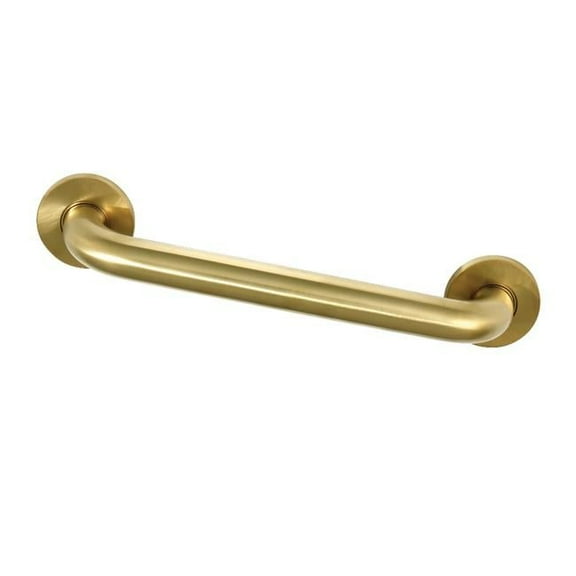 12 in. Meridian Grab Bar with 1.25 in. O.D, Brushed Brass