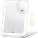 thumbnail image 1 of Travel Makeup Mirror with 10x Magnifying Mirror, Vanity Mirror with 80leds, 3 Color Lighting, Rechar, 1 of 1