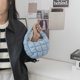 thumbnail image 2 of Bolsos de hombro acolchados para mujer Cloud Mini Bag Bolso Cross Bag Tote (Azul claro), 2 of 5