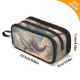 thumbnail image 4 of FORMRS Pencil Case with 3 Compartments Zipper Pouch, Elementary School Level and up, Floating Whale, 4 of 8