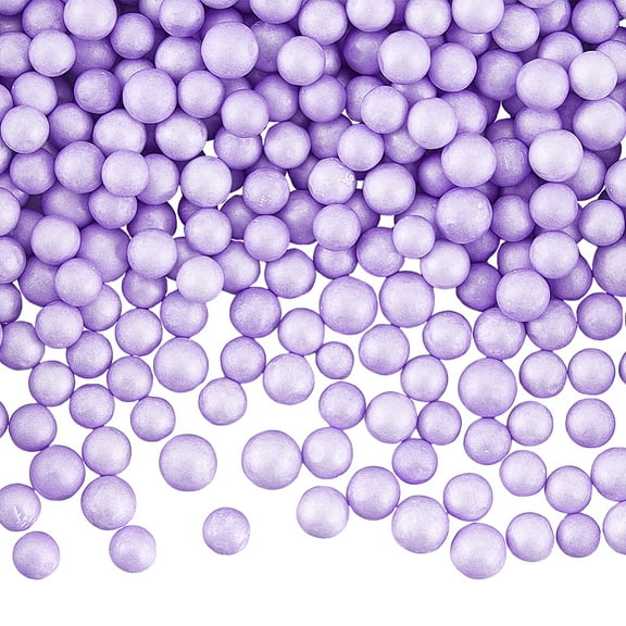 Small Craft Foam Balls Round for DIY Wedding Holiday Crafts Making Gift Box Filler Lilac 5~10mm 900pcs/set 2 sets