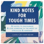 Kind Notes For Tough Times Colorful 4 x 4 Card Stock Paper Greeting Card Booklet