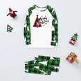 thumbnail image 2 of Nmnitkp Christmas Pajamas for Family Add Festive Atmosphere Christmas Family Matching Pajamas Christmas Pjs Holiday Nightwear Sleepwear Sets Long Sleeve Pjs, 2 of 6