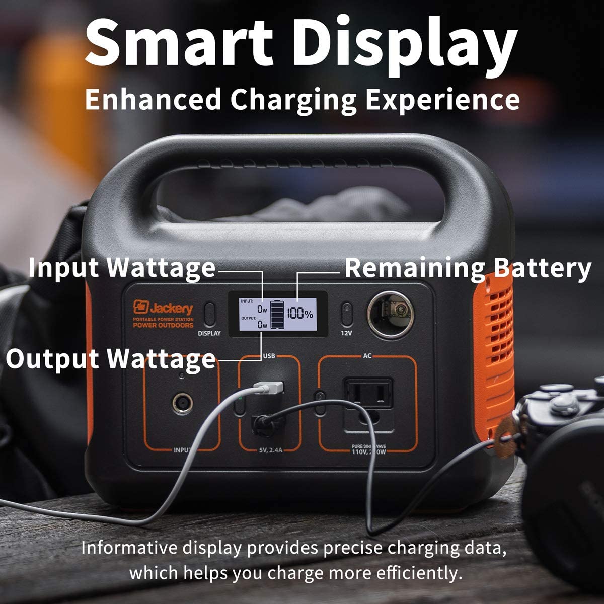 Jackery Portable Power Station Explorer 240, 240Wh Backup Lithium