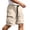 Khaki, variant on Besolor Mens Cargo Shorts Adjustable Waistband Lightweight Casual Outdoor Hiking Workwear Shorts with Multi Pockets(X-Large,Purple)