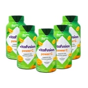 Vitafusion Power C Vitamin C Gummies for Immune Support, Orange Flavored, 150 Count - 5 Pack