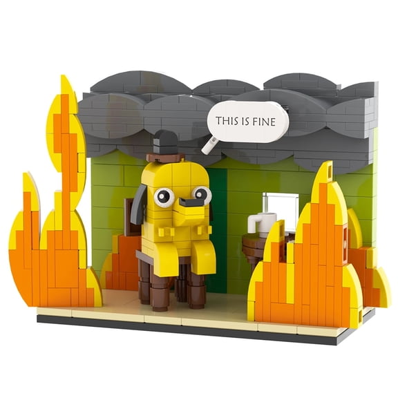 MOOXI THIS FINE Dog Building Set,Classic Creative Building Blocks Children Kit,Gifts for Kids(299pcs)