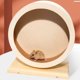thumbnail image 5 of Rueda de hámster y estable de madera silenciosa rueda de hámster para hámsters enanos jerbos pequeños animales, 5 of 8
