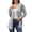 A-Gray, variant on Fancyglim Women Lightweight Cardigan Long Sleeve Button Down V Neck Casual Knit Fall Sweater Blue XL