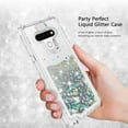 thumbnail image 5 of LG Stylo 6 / Stylo 6 Plus Case, Clear Glitter Sparkle Flowing Liquid Shockproof Protective Case - Clear, 5 of 6