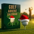 thumbnail image 3 of PuSpu Christmas Celebration Supplies Golf Advent Calendar Christmas Surprise Countdown Calendar Christmas Indoor/Outdoor Decoration, 3 of 4