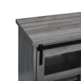 thumbnail image 6 of Manor Park 32" Sliding Glass Door Accent Console, Slate Grey, 6 of 6
