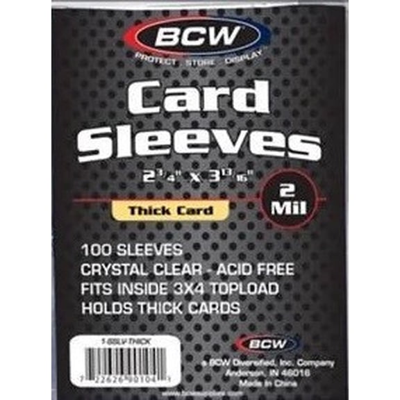 BCW Thick Card Sleeves