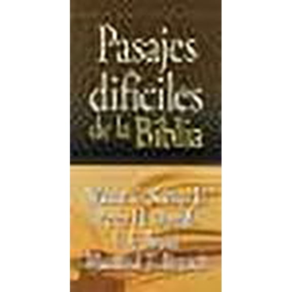 Pasajes Dificiles de la Biblia (Spanish Edition)