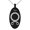 Black, variant on Stainless Steel Troll Cross Viking Norse Engraved Small Oval Charm Pendant Necklace