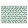 thumbnail image 1 of Green Cutting Board, Watercolor Art Style Palm Leaves Tropical Nature Exotic Rainforest Foliage, Decorative Tempered Glass Cutting and Serving Board, Large Size, Forest Green White, by Ambesonne, 1 of 1