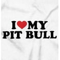 thumbnail image 2 of Love My Pit Bull Dog Owner Heart Women Plus Size Graphic Pullover Hoodie Brisco Brands 5X, 2 of 4