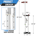 thumbnail image 2 of Adjustable Aluminum Alloy Stilts 18"-30" For Walking Taping Finishing Painting, 2 of 10