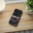 thumbnail image 5 of DistinctInk Clear Hybrid Case for Apple iPhone 15 Plus (6.7" Screen) - I Run To Burn Off The Crazy - Wireless Charging Compatible, 5 of 9