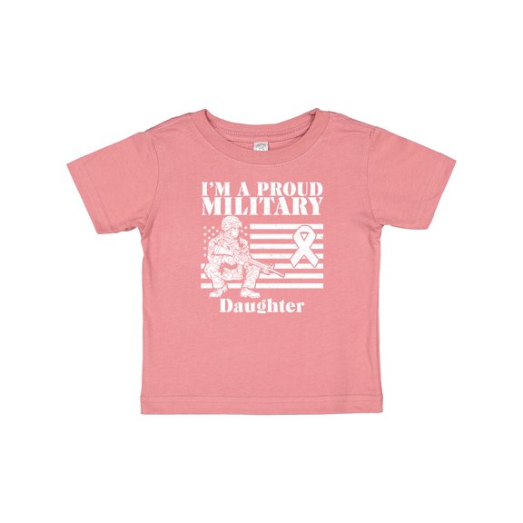 Inktastic Proud Military Daughter Red Friday Girls Baby T-Shirt