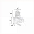 thumbnail image 2 of Dressers: Modern 9-Drawer Wood Dresser in Pearl White | White | Wood, 2 of 7