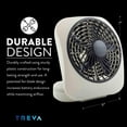 thumbnail image 2 of 5 Inch Battery Powered Fan Portable Desk Fan 2 Speeds Compact Folding Tilt Design Cubicle Accessories, 2 of 9