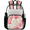 Multicolor 3, variant on Western Horse Clear Backpack for Stadium Events, Animal Horse Transparent Plastic Bag for Games, Security Checks, Festivals, Concerts