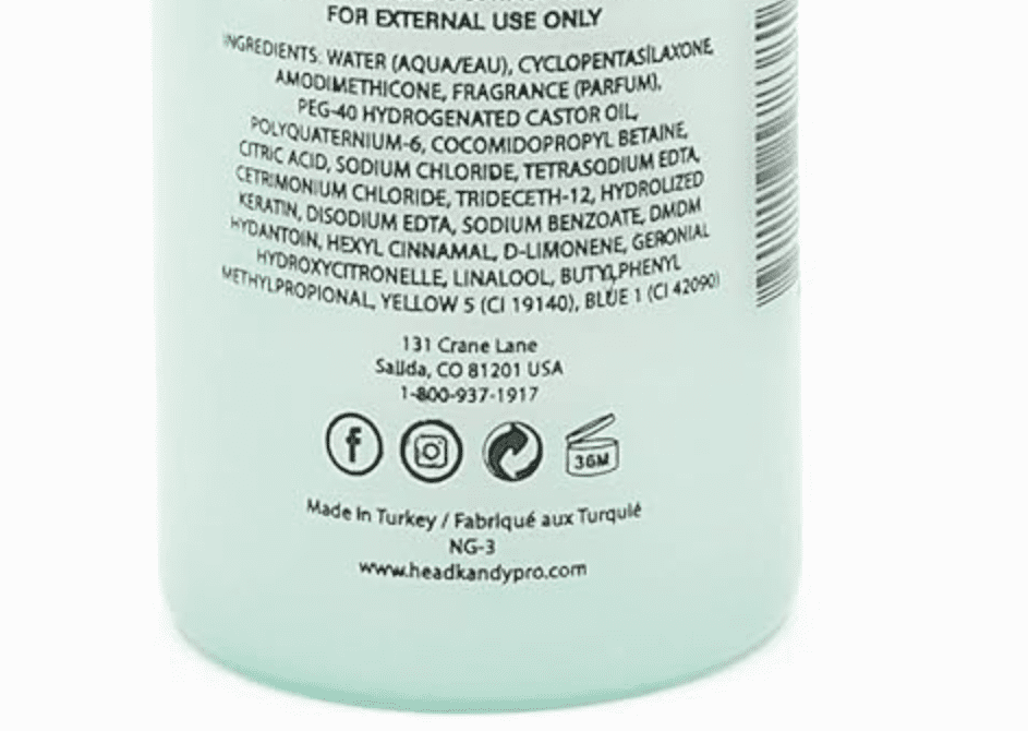 Head Kandy Heat Protectant Spray For Hair | The Third Wheel | Thermal Protection Spray With Amino Keratin | Protects Against Heat Damage, Breakage, Humidity | 13.5 oz