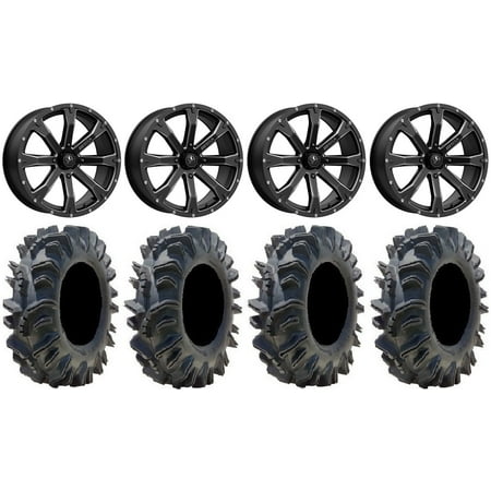 MSA Bounty 18 Wheels Black 34 Terminator Tires Can-Am Commander Maverick Renegade Outlander Defender MSA Bounty 18 Wheels Black 34 Terminator Tires Can-Am Commander Maverick Renegade Outlander Defender
