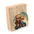 thumbnail image 2 of Bears Motorcycle Napkin Holder for Table Clear Napkin Stand Paper Holder Acrylic Organizer Dispenser Napkins for Dinner Kitchen Restaurant Room, 2 of 8