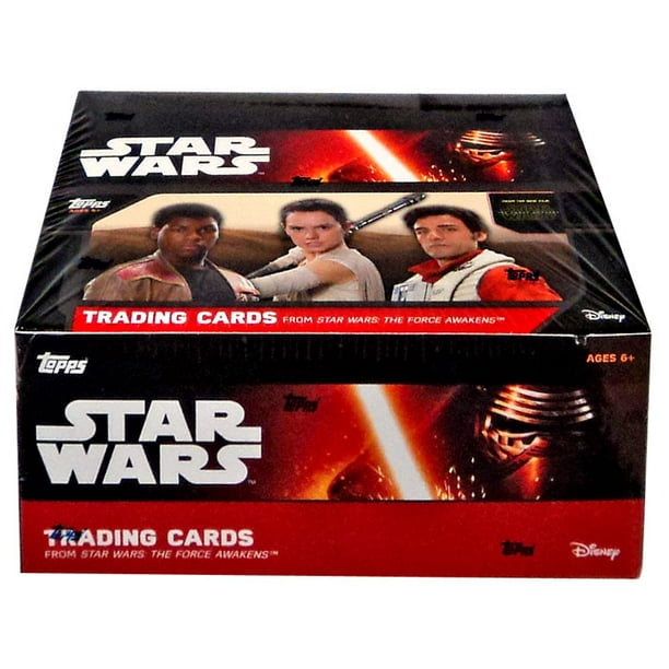 star wars trading cards box