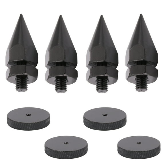 4Pcs Spike Feet Base Pads M6 Speaker Spike Isolation Kit for Speaker CD DVD Turntable Recorder